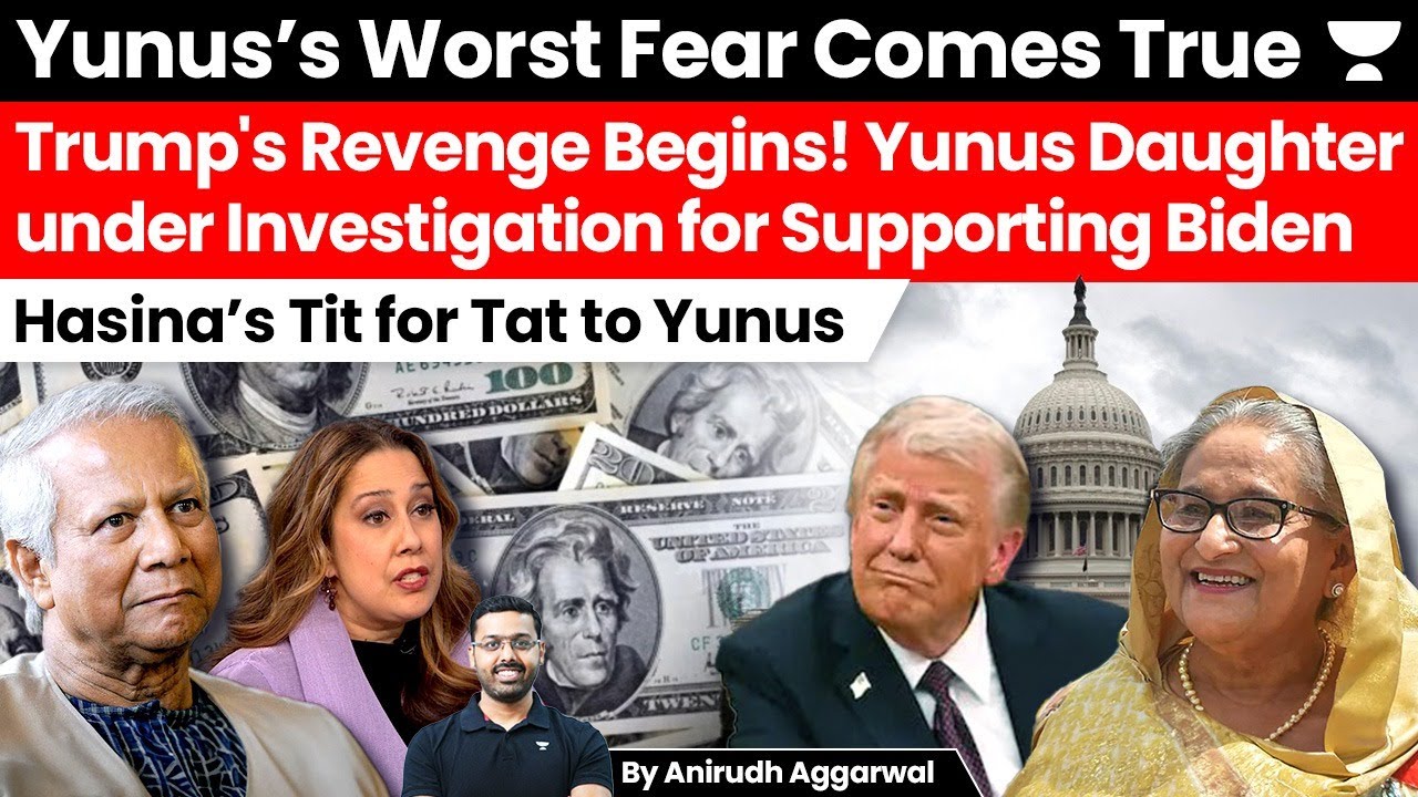 Trump starts Investigation in US against Yunus’s Daughter for helping Biden. Hasina’s Tit for Tat