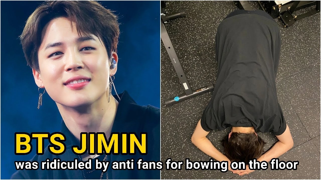 BTS Jimin was ridiculed by anti fans for bowing on the floor | Permission to Dance ranked no1 on...