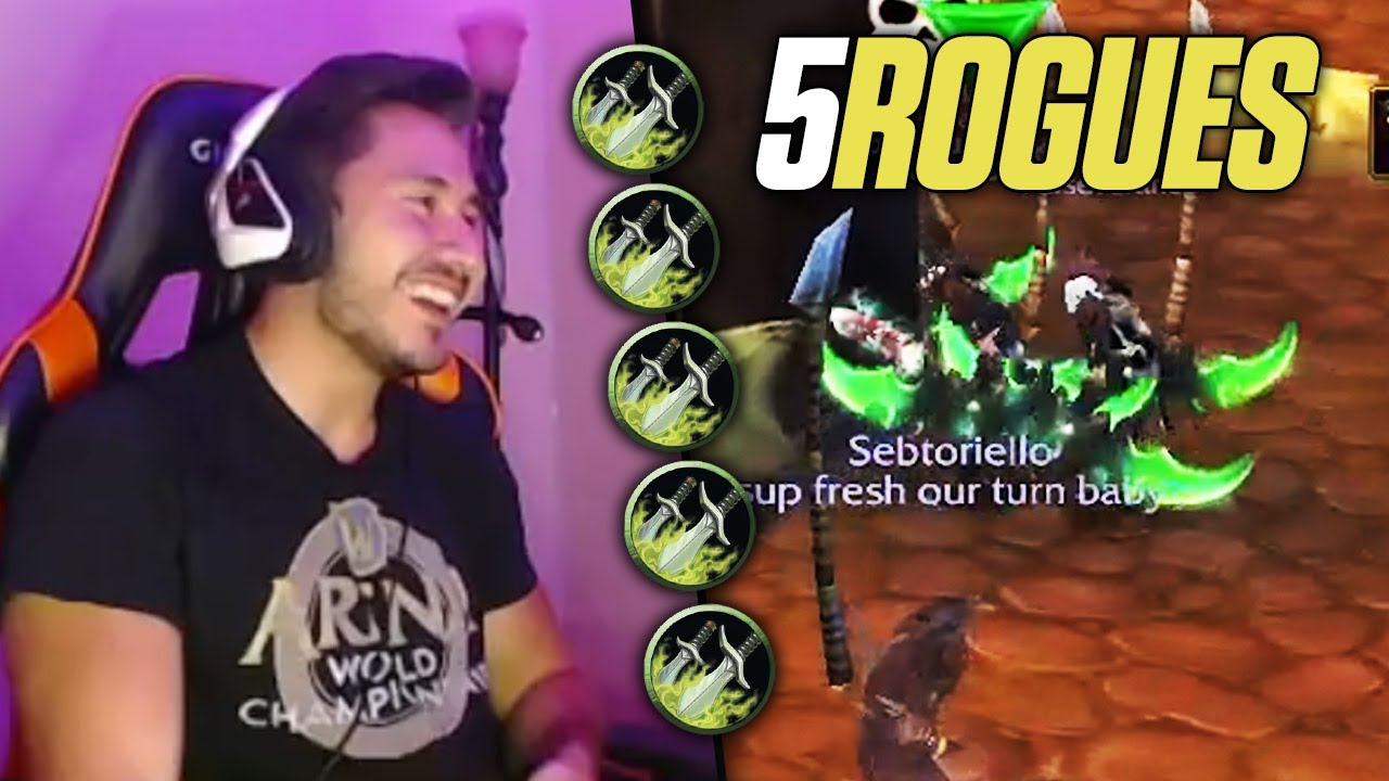 5 Rogues - This Time w/ More Glaive | Hozitojones WoW TBC Arena