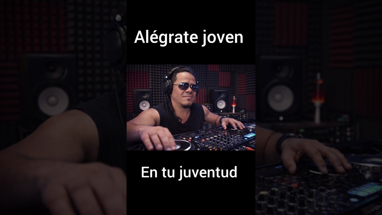 Alégrate joven en tu juventud 