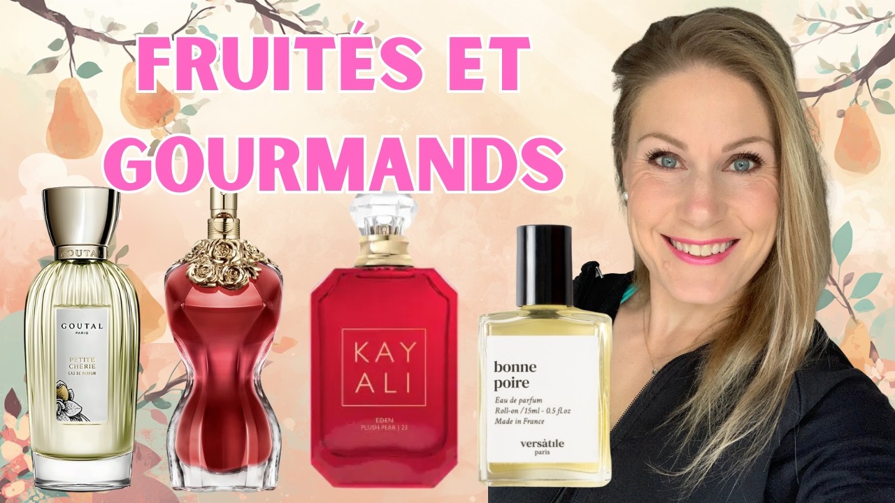 MON TOP 10 PARFUMS A LA POIRE 🍐 Parfaits pour toutes les saisons :) Majouri, JHAG, Guerlain, Carner.