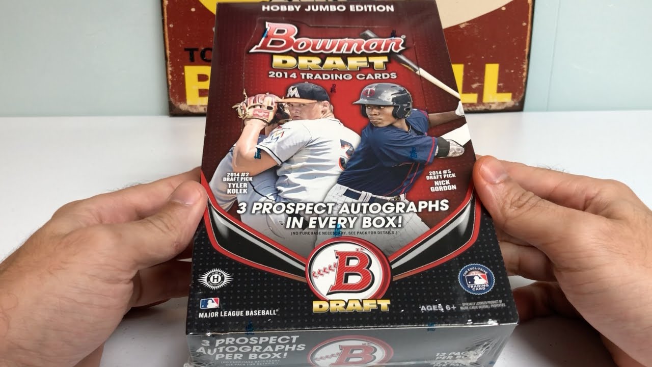 2014 Bowman Draft Jumbo Hobby Box - Unreal Prospects!!!