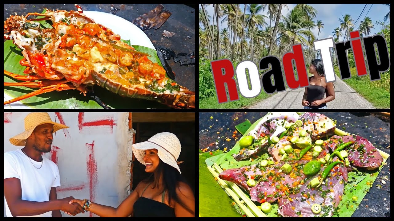Road Trip to DUCKY'S ORTOIRE ORGANIC ROAST SEAFOOD & The Book Junkie | Trinidad & Tobago 🇹🇹
