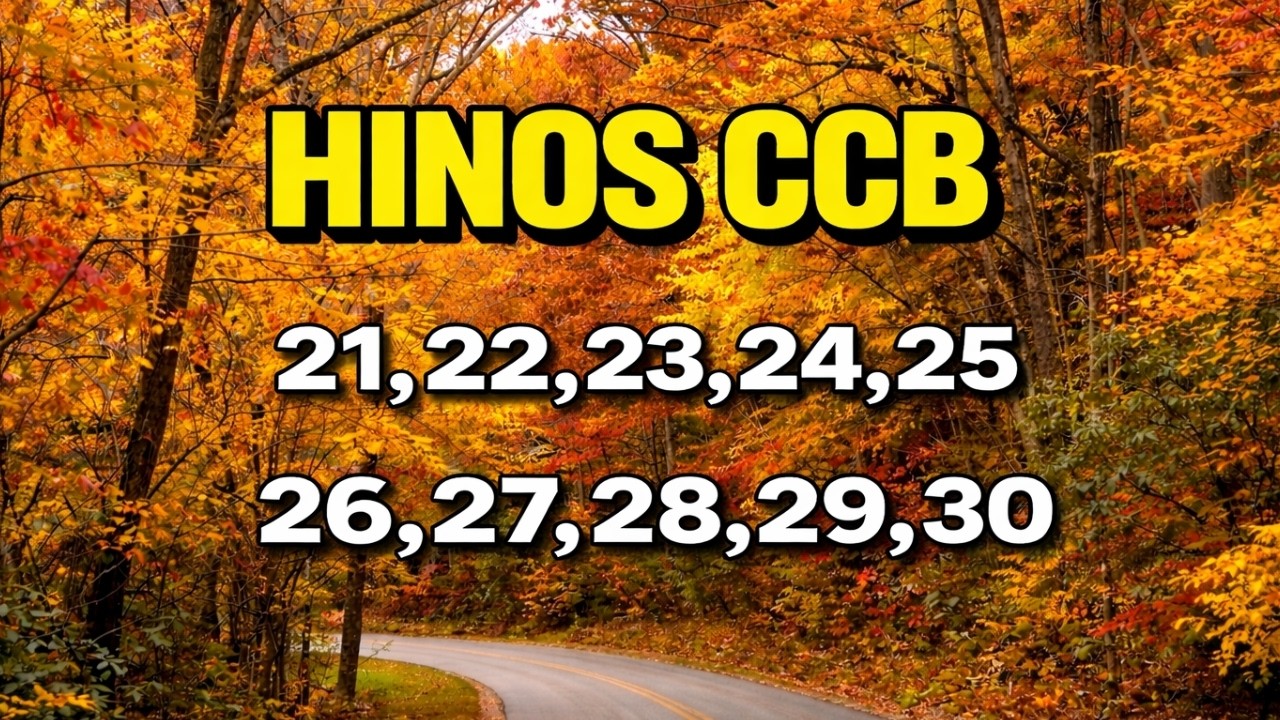 HINOS CCB – Hinário do 21 ao 30  com Letras  #hinosccb  #ccb  #congregacaocristanobrasil