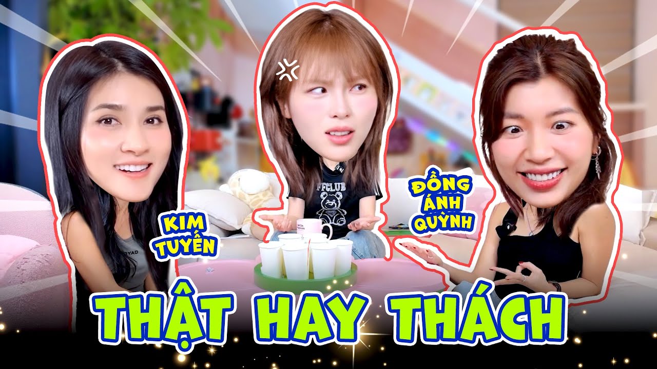 Thật hay Thách phiên bản cặp đôi đồng nghiệp. MisThy "bẫy" Đồng Ánh Quỳnh "bật nóc" chị Kim Tuyến!?