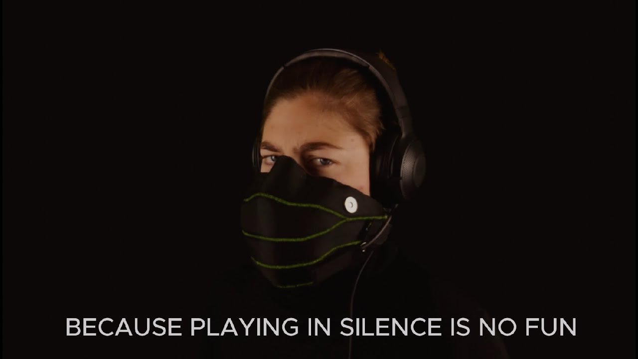 The PHASMA | A soundproof mask for gaming | Because playing in silence is no fun