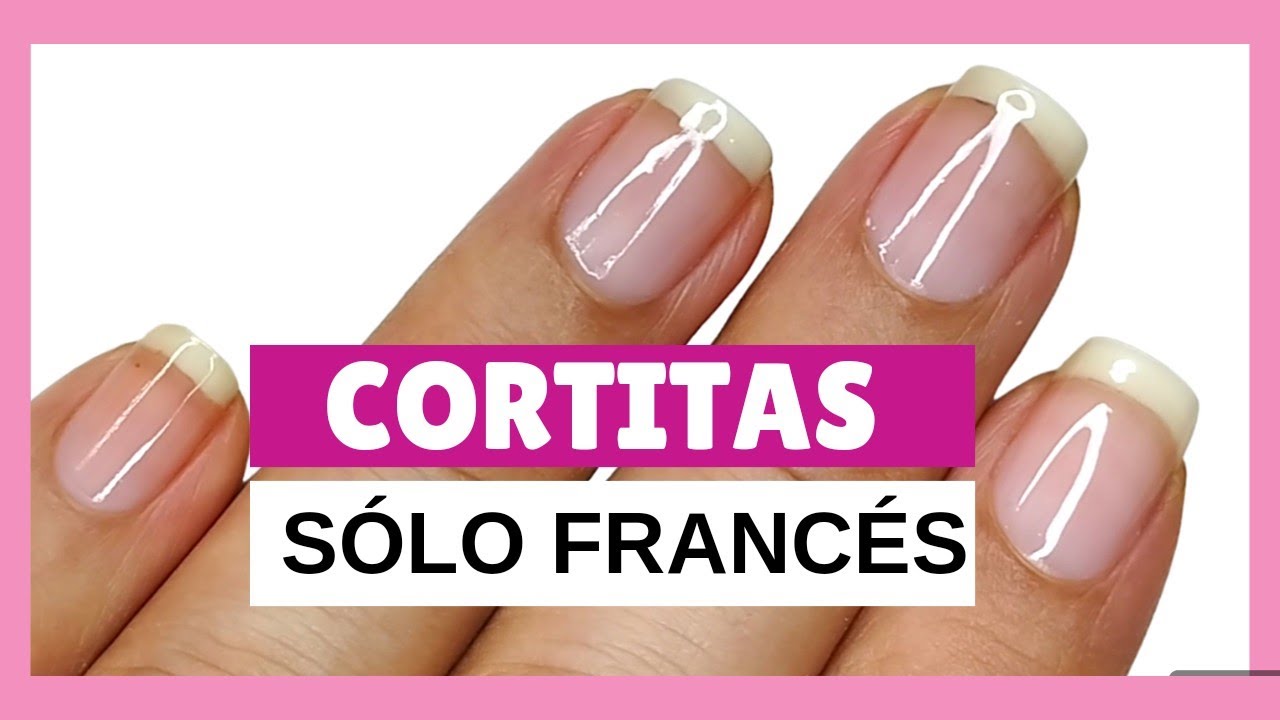 Manicure Francés en Uñas Cortas 2024/Los Diseños de Uñas MÁS FÁCILES y ELEGANTES