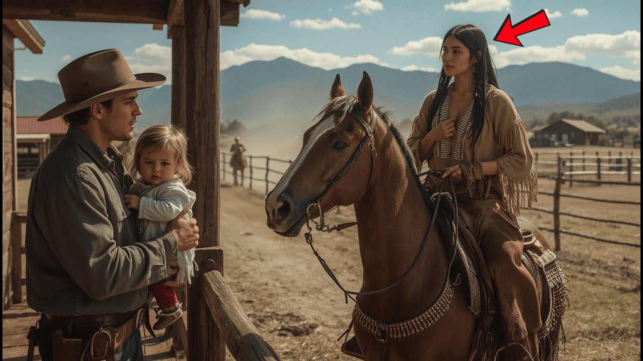 Cowboy llevaba 6 meses buscando nodriza para su beb&eacute;... Mujer apache: 