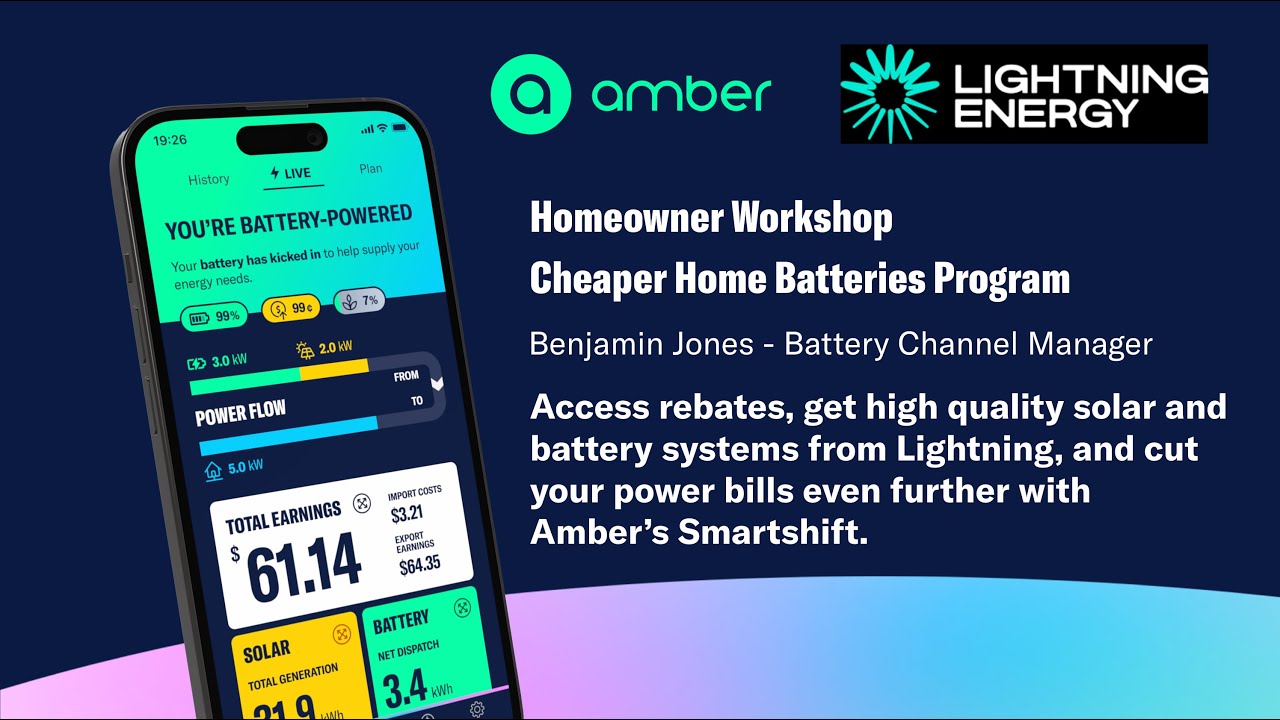 Amber & Battery Trading Session, with Benjamin Jones