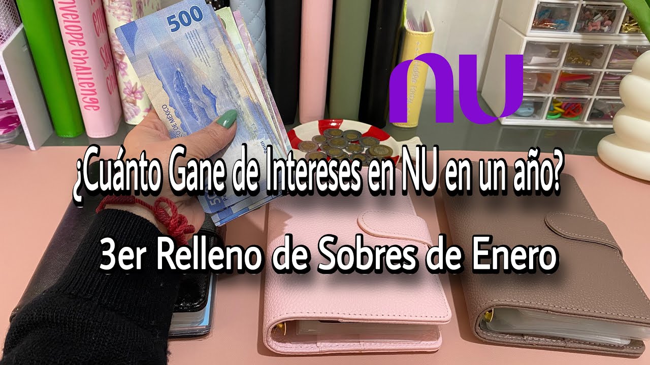 3er Relleno de Sobres ✅ Enero 2026 | Esto Gane de Intereses en un Año 🤩🍀 #ahorro #sistemadesobres 