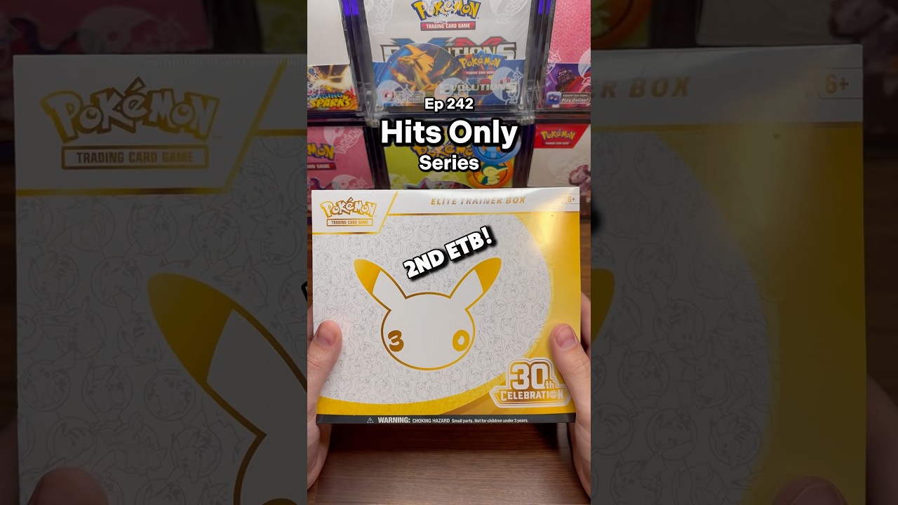 Another Pokemon 30th Celebration ETB! Hits Only Episode 242