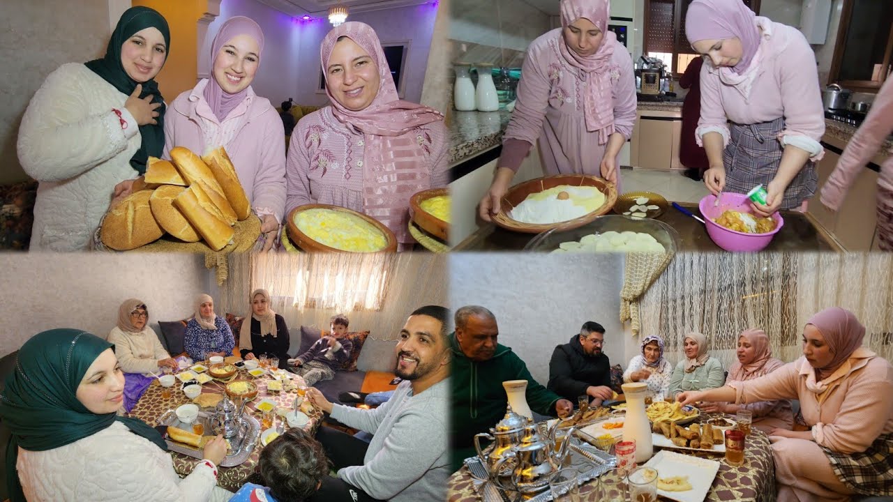 نهار استثنائي فالدار 🥹 حفصة ورشيدة دارو جو رمضان وتيتيش عنقاتهم بالفرحة🥰