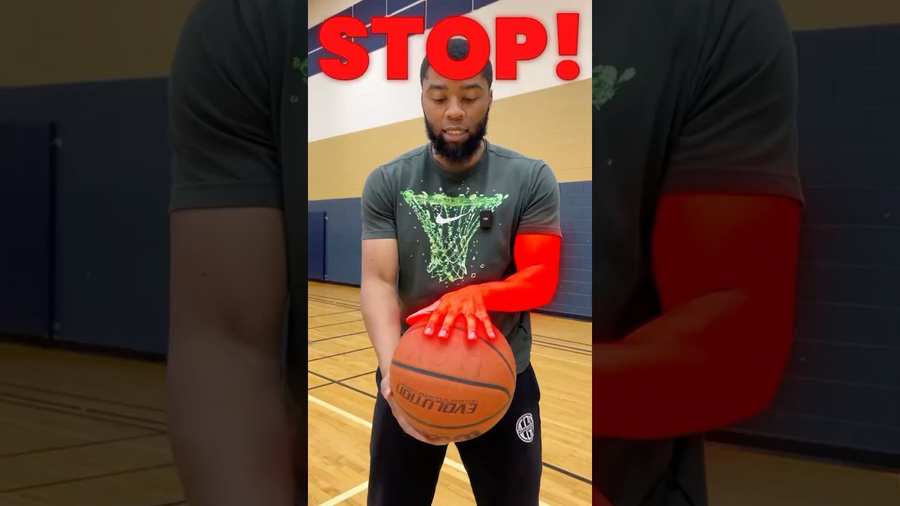 STOP Putting Your Hand HERE When Shooting the Basketball ❌