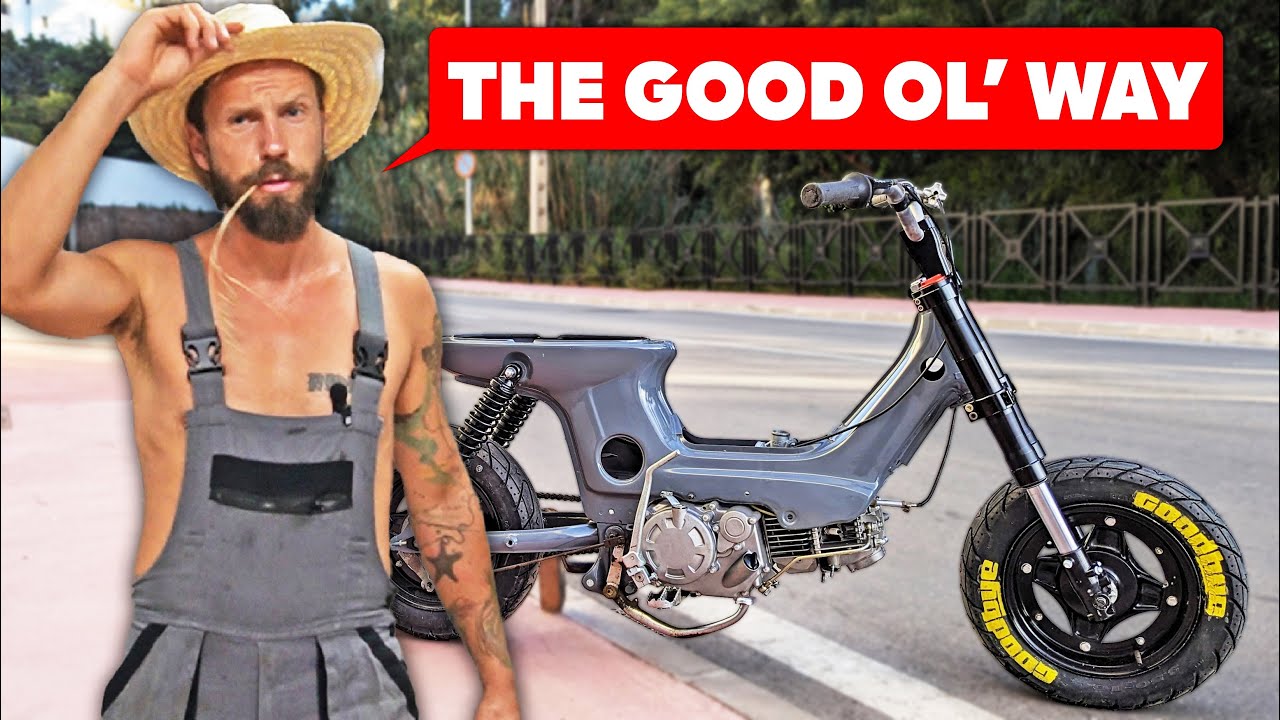 Hillbilly DISC Brakes! 50 Year old Honda Chaly Minibike/ EP8