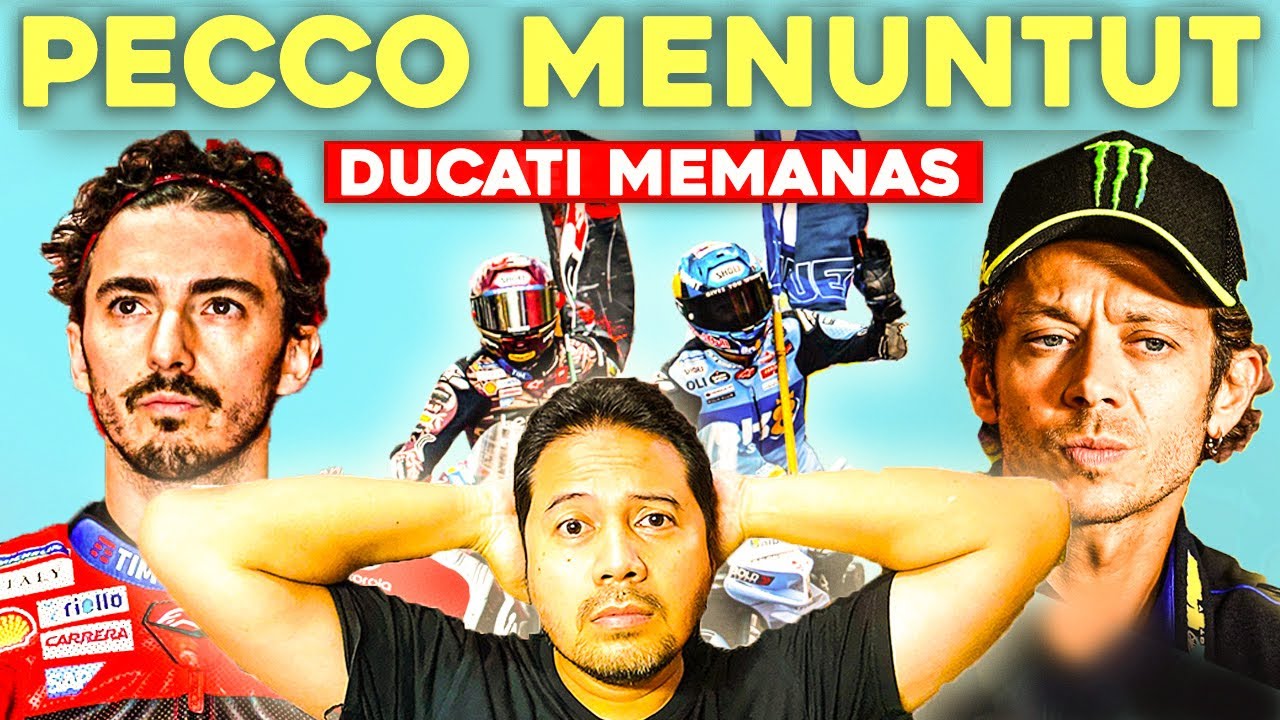 INI TUNTUTAN PECCO…. ‼️ DUCATI MEMANAS, MARQUEZ ANAK EMAS ?!