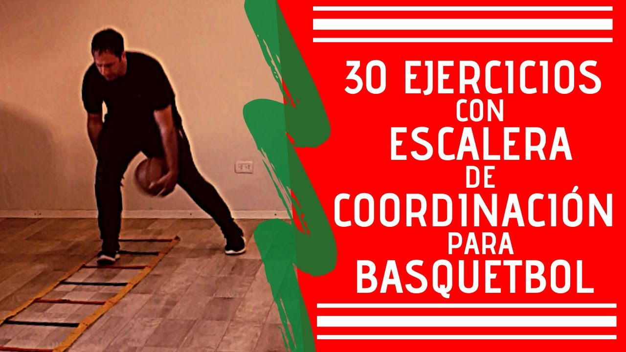 🔥 30 EJERCICIOS con ESCALERA de COORDINACIÓN para BASQUETBOL 🏀