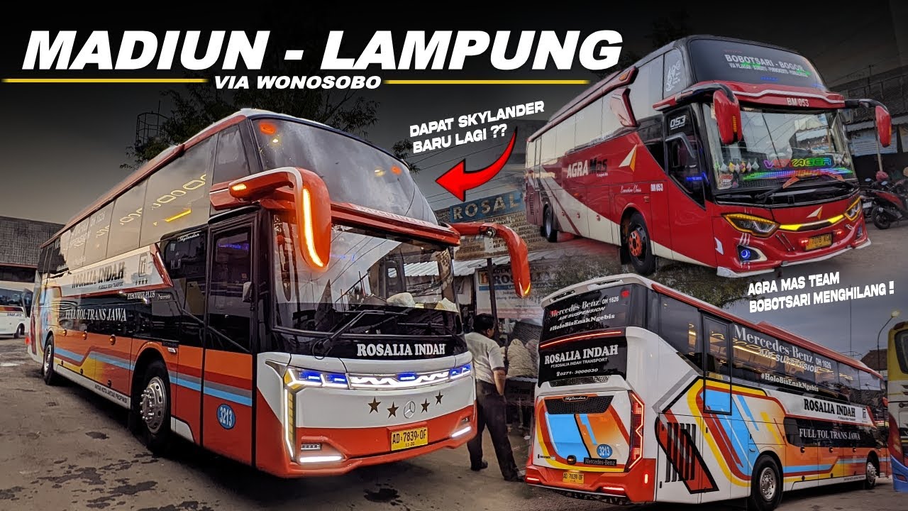ROSALIA INDAH WONOSOBO SEKARANG PAKAI LAYANAN PRAMUGARI❓😱 BUS AGRA MAS LINE BOBOTSARI MENGHILANG‼️
