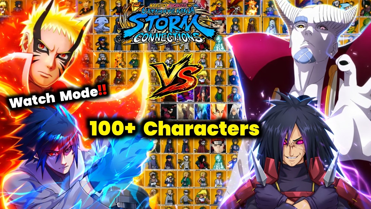 NARUTO x BORUTO Storm Connections MUGEN 🔥 ВСЕ 100 персонажей | Android ОФФЛАЙН 2026