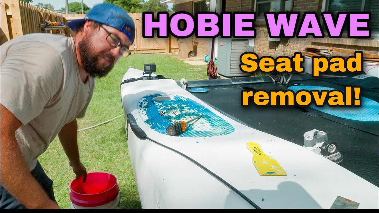 Hobie Wave Seat pad Repair - REMOVAL