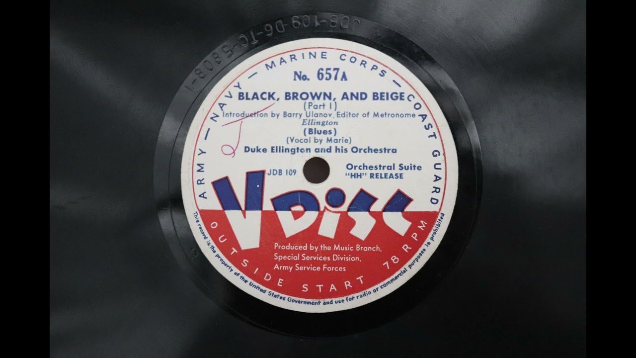Black, Brown, and Beige Suite - Duke Ellington - V-Disc - 1945