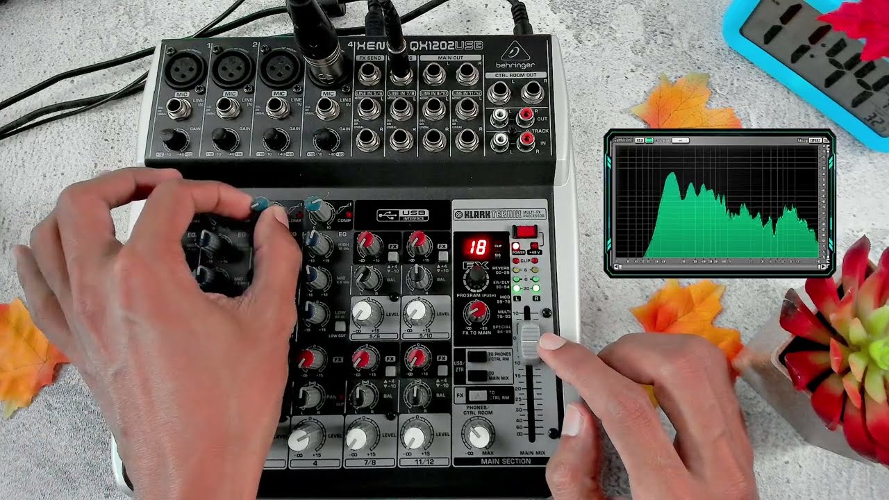 Cara Seting One Knob Compressor (COMP) di Mixer Behringer
