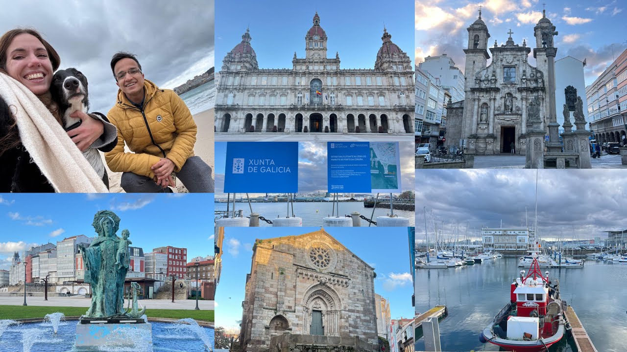 Exploring Galicia: A Coruña (Spain Travel Vlog) 🇪🇸 | Cutest Reunion 🇦🇷 | First Time in Green Spain