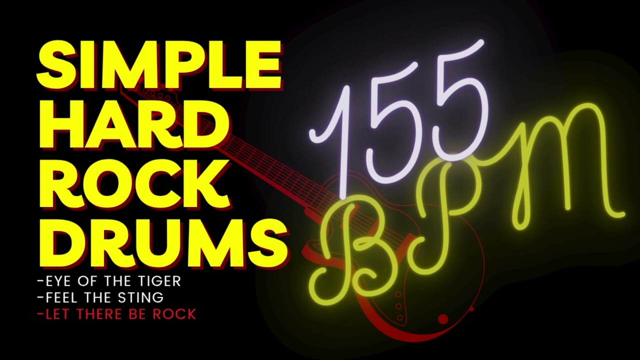SIMPLE ROCK DRUM TRACK #1| 155