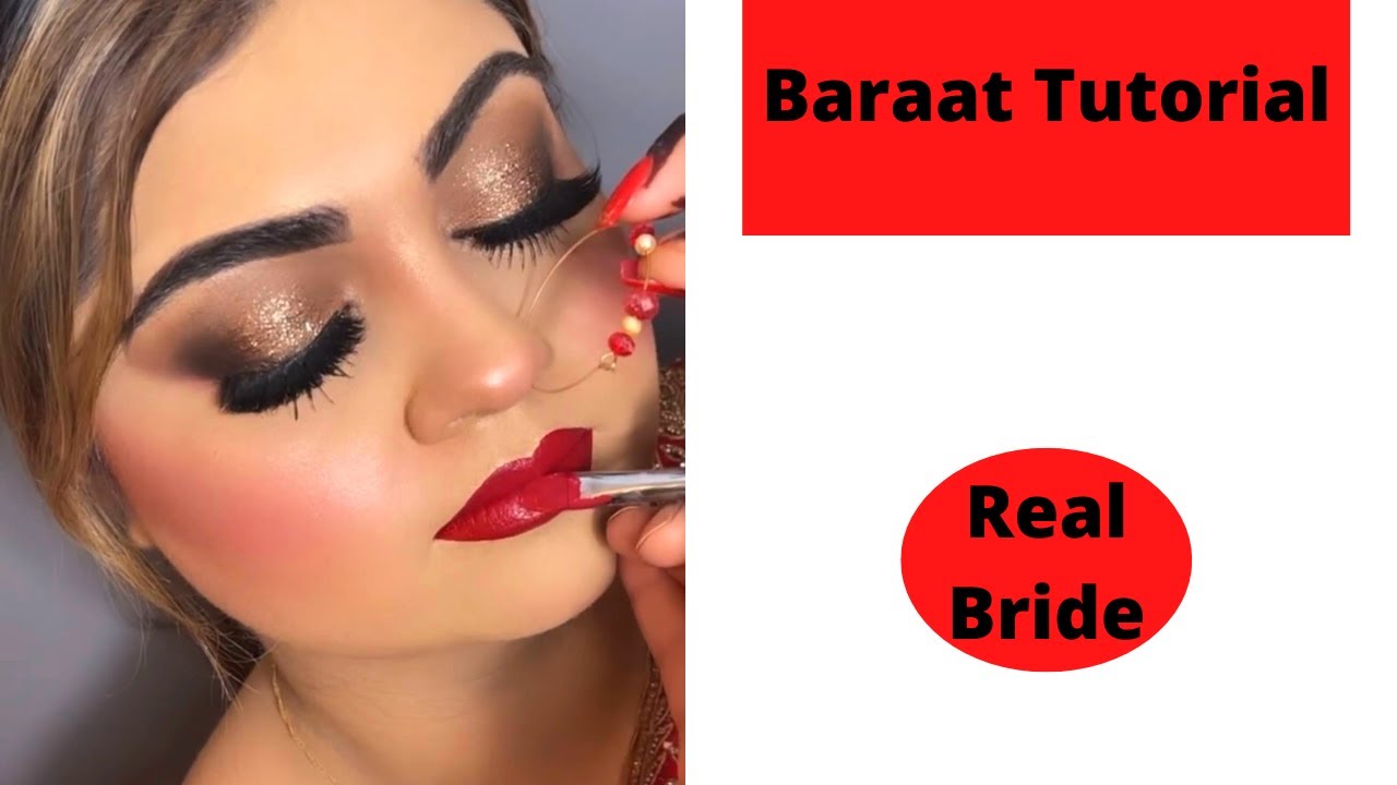 Baraat Makeup REAL BRIDE Tutorial/Very Detailed Step By Step/Urdu & English