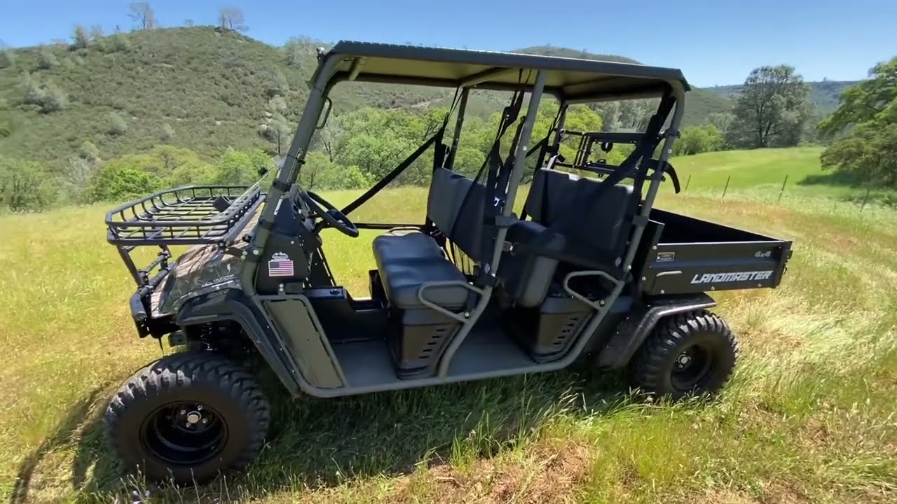 Landmaster AMP UTV All Electric First Day Review w/Hills