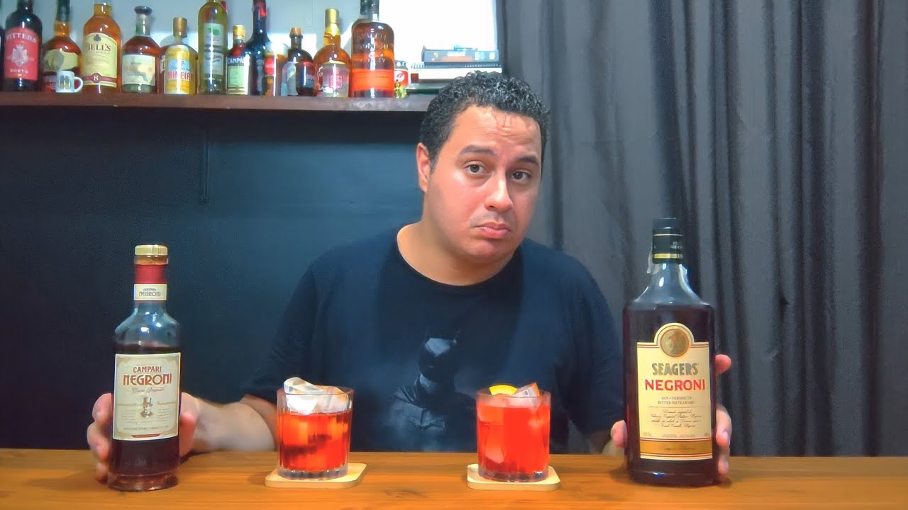 CAMPARI NEGRONI Versus SEAGERS NEGRONI - Quem leva a melhor? 