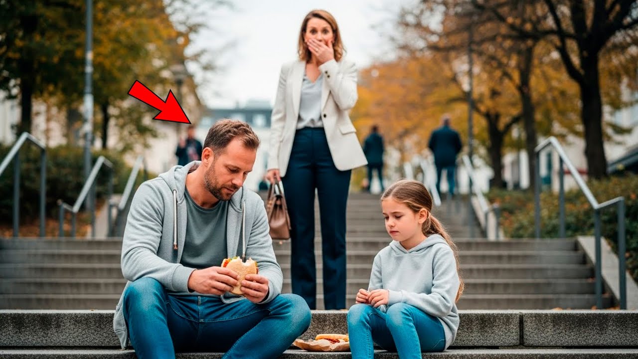 padre single condivise il suo panino con una ragazza triste—ignorando che dietro c’era la madre CEO