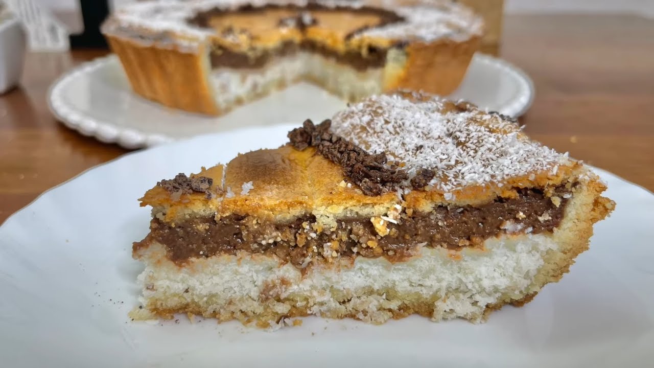 MAI MANGIATA UNA CROSTATA COSI’ CREMOSA !! TUTTI TI CHIEDERANNO LA RICETTA🔝