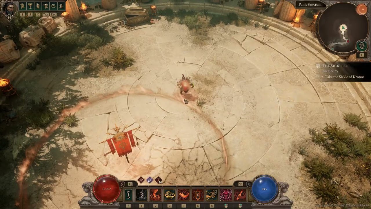 Titan Quest II - Updated Reaver crit whirlwind build vs max level enemies + boss
