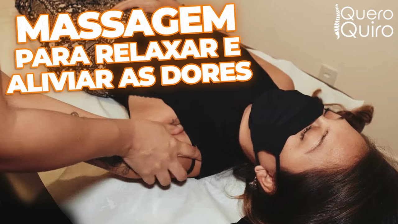 Massagem relaxante para tirar tensão e dores (100% ASMR e ideal para dormir)