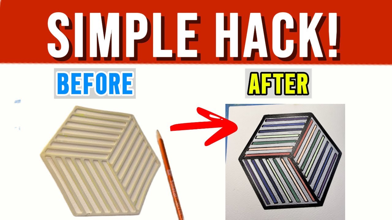 🎨 Simple Hacks to Make Custom Colouring Designs 🖍️