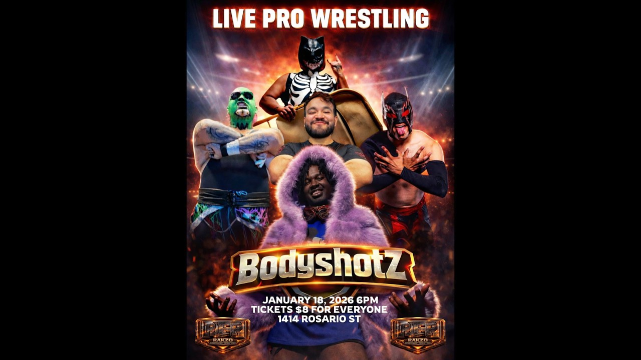 1-18-26 Rakzo's Entertainment Productions (Laredo, Tx) Bodyshotz FULL Event