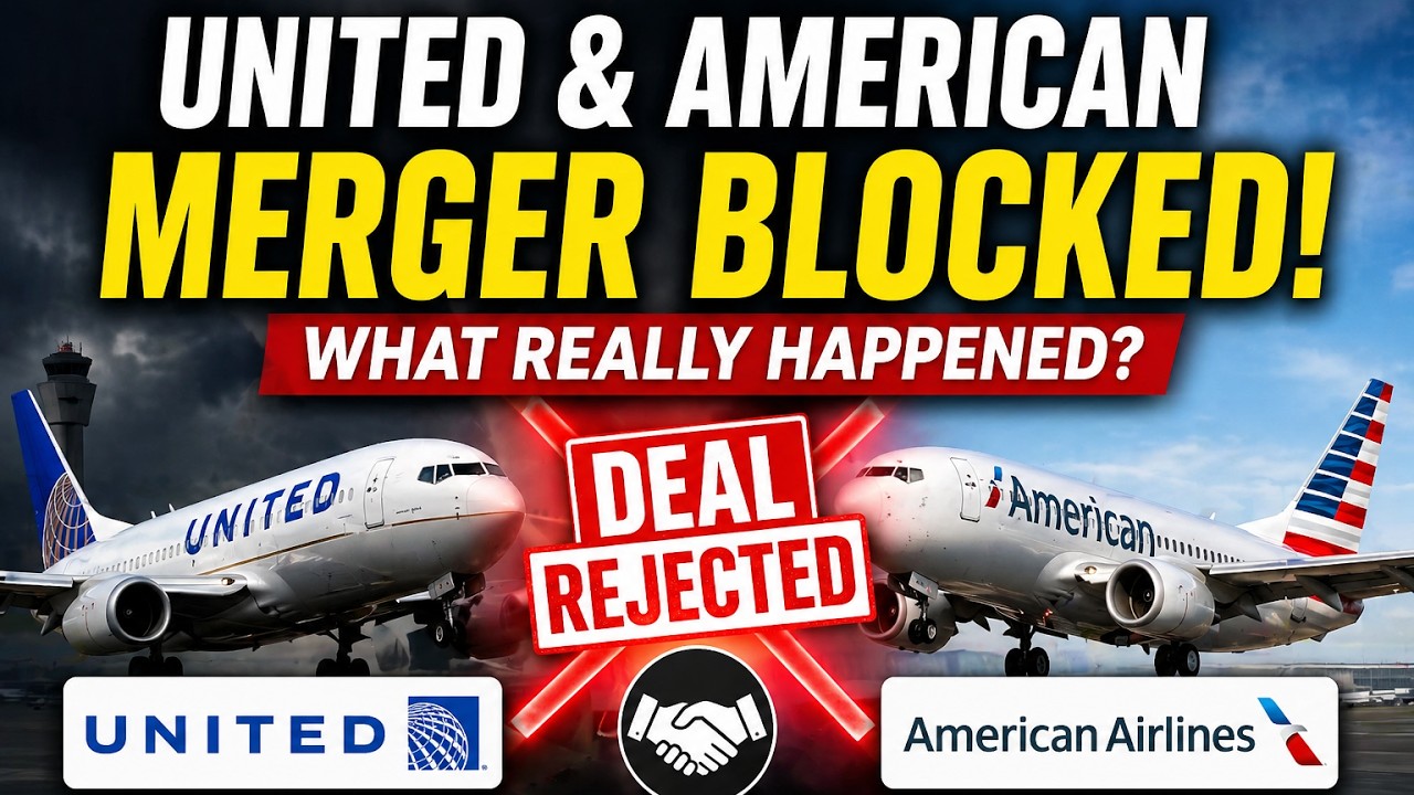 United vs American Airlines Merger BLOCKED! What Really Happened?
