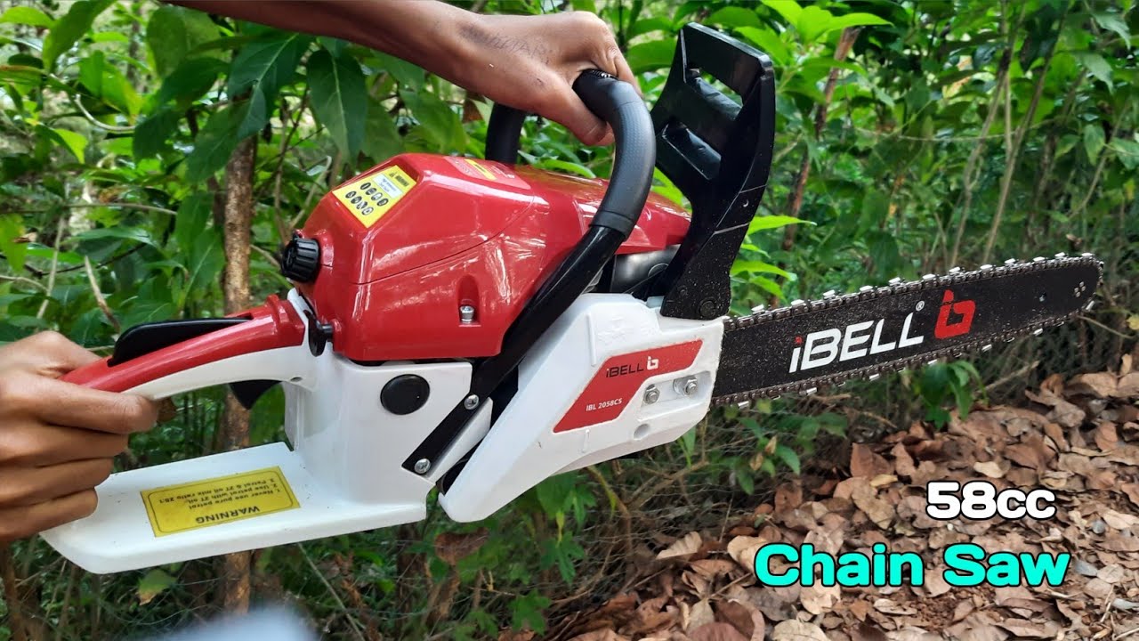 I BELL Tree Cutting Machine | 58cc Chain Saw Machine.