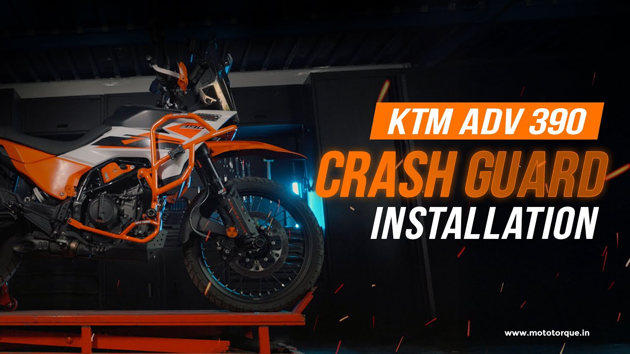 BEST CRASH GUARD FOR KTM ADVENTURE 390 | Installation & Fitment Guide | BY MOTO TORQUE