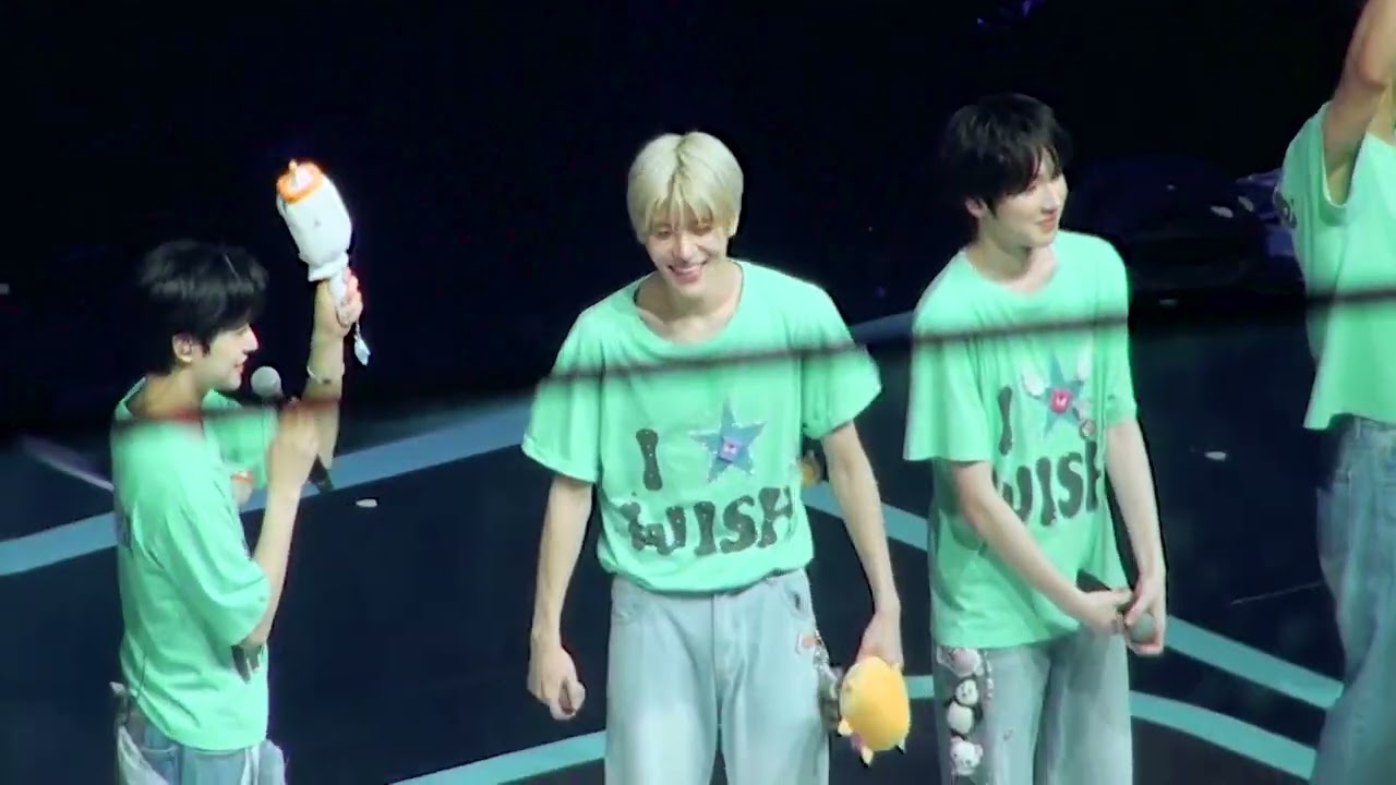 250524 NCT WISH ASIA TOUR LOG in TAIPEI - 應援排字後Ment