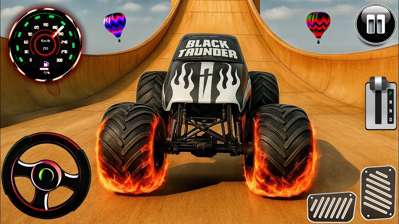 Monster Truck Mayhem &ndash; Extreme Mega Ramp Stunts & Impossible Crashes | Android Gameplay