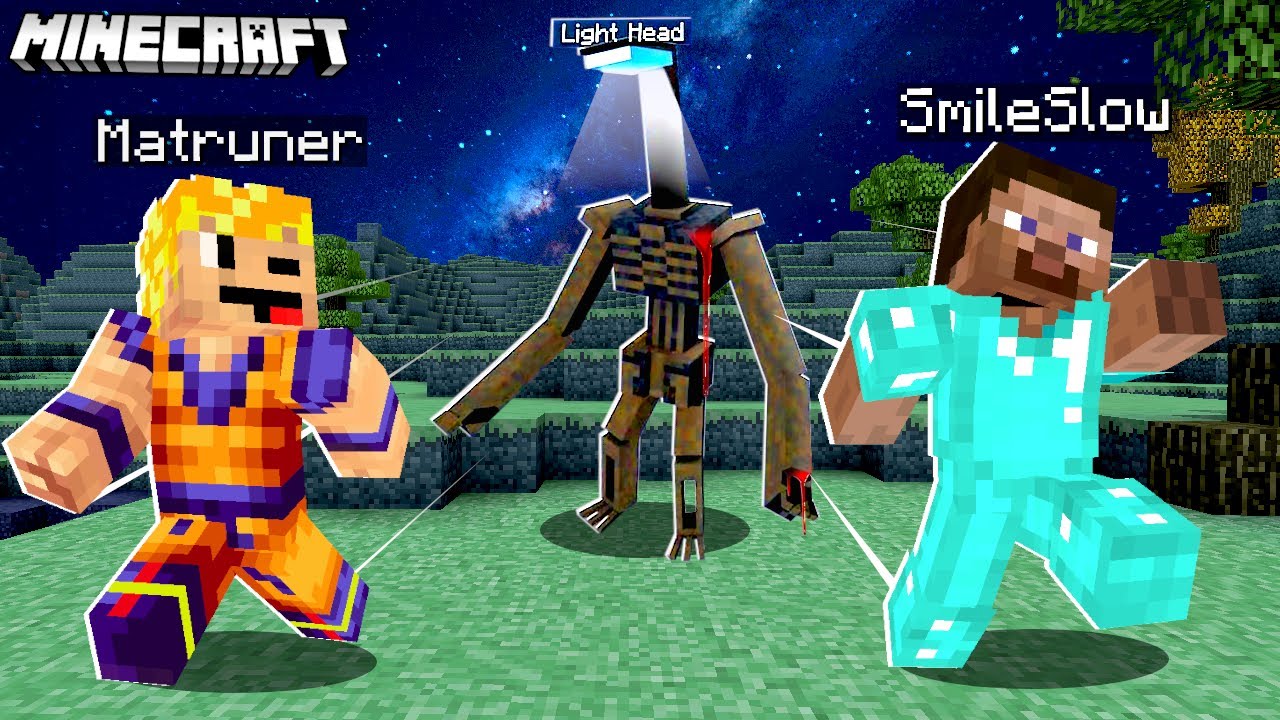 SMILESLOW OPOWIEDZIAŁ MI O STRASZNYM LIGHT HEAD w NIEBIE w MINECRAFT I STAŁO SIE TO...