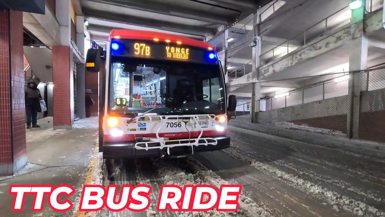TTC 97 Bus Ride in Midtown Toronto: St Clair Station to Eglinton 