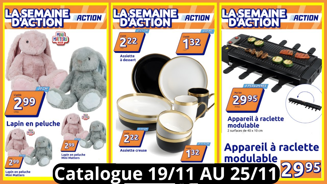 ACTION Catalogue De La Semaine Du 19/11 AU 25/11/25 ACTION France Arrivage De La Semaine