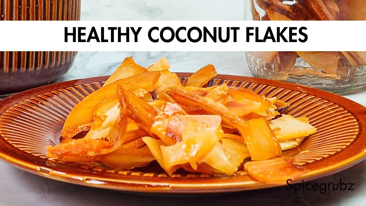 HEALTHY COCONUT FLAKES SWEETENED WITH HONEY.