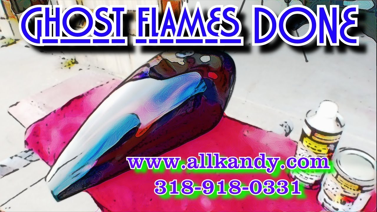 How To Paint Ghost Flames From Start To Finish-Custom Paint Tips-Part 3