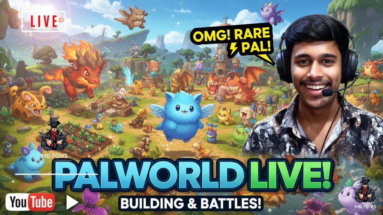 Training Ka Jalwa: TLRP Training Ke Baad Palworld Mein Tabahi ⚡ | #live #palworld #viral #trending