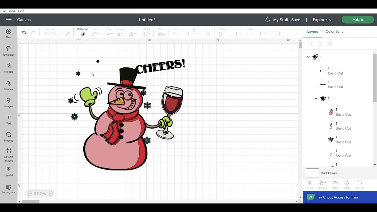 &radic; 8 Free Snowman SVG Files For Your Cutting Machine
