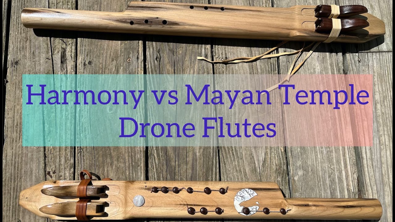 Mayan Temple Flute &  Harmony Drone Flute