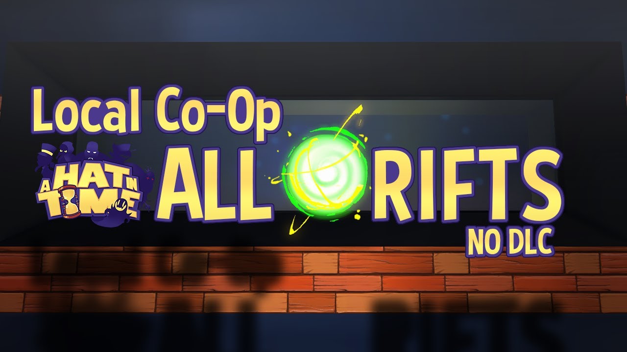 A Hat In Time Speedrun Local Co-op - All Rifts ( No DLC )